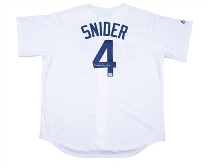 Duke Snider Signed Dodgers Replica Jersey (Fanatics)